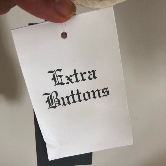 JM Collection Plus Size Button Down Linen Blouse - Picture 9 of 12